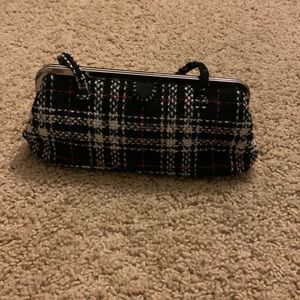 Mini Plaid Fabric Handbag
